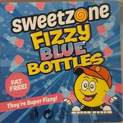 Fizzy blue bottles