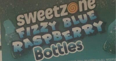 Fizzy Blue Raspberry Bottles