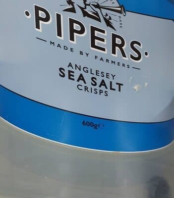 Pipers sea salt crisps