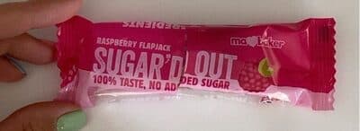 Raspberry Flapjack Sugard out