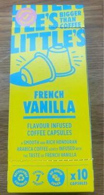 French Vanilla flavoured coffee capsules