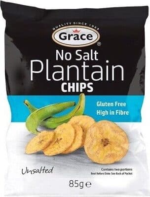 No Salt Plantain Chips