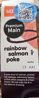 Rainbow Salmon Poke