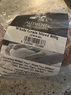 Whole Grain Sliced Loaf