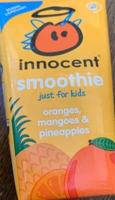 smoothie - oranges, mangoes & pineapples