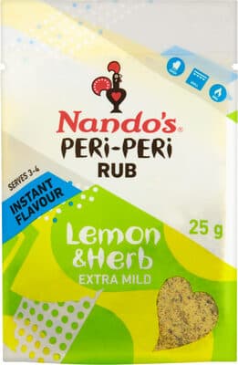 Peri-Peri Rub Lemon & Herb Extra Mild