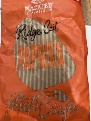 Ridge Cut Paprika Potato Chips