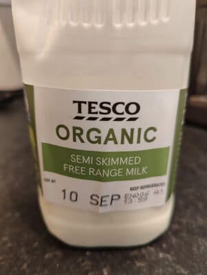 Organic Semi Skimmed Milk