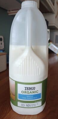 Organic Whole Free Range Milk