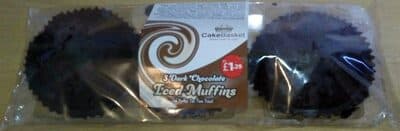 Dark Chocolate Iced Muffins