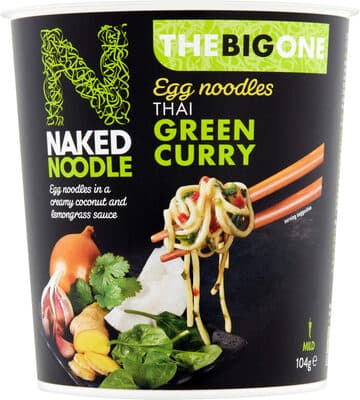 The Big One Egg Noodles Thai Green Curry
