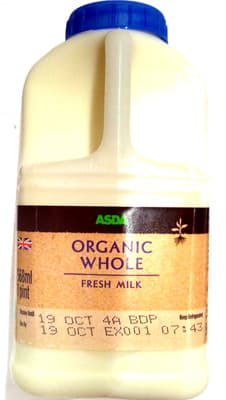 Organic Whole Fresh Milk
