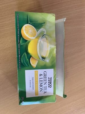Tesco Green tea and lemon