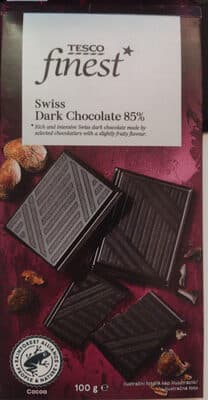Swiss Dark Chocolate 85%