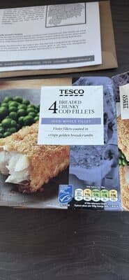 Tesco chunky breaded cod