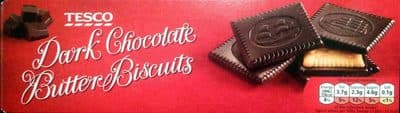 Dark Chocolate Butter Biscuits