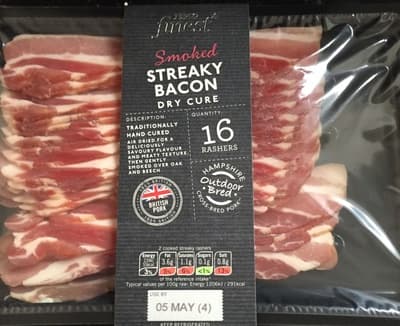 Smoked Streaky Dry Cure Bacon