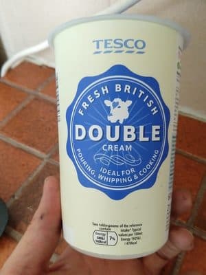 Tesco Double Cream