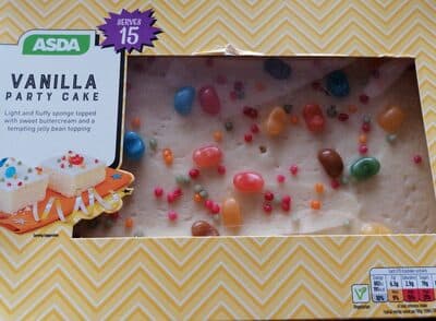 Vanilla party cake