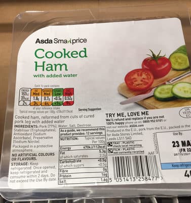 Cooked ham