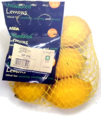 Unwaxed Lemons