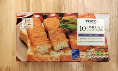 Omega 3 fish fingers