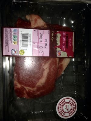 Sirloin steaks