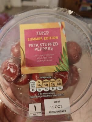 Feta Stuffed Peppers
