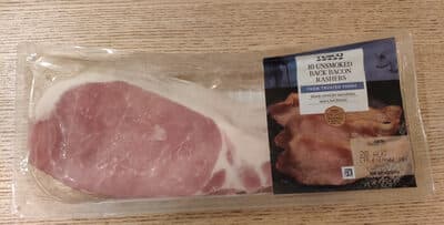Unsmoked Back Bacon Rashers