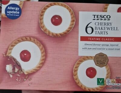Tesco Cherry Bakewell Tarts