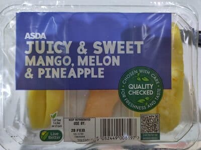 Mango, melon and pineapple