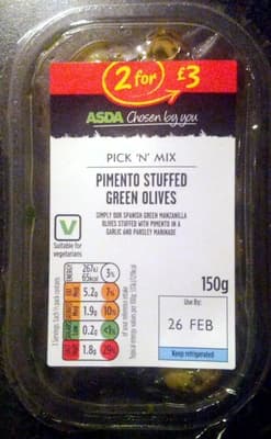 Pimento Stuffed Green Olives