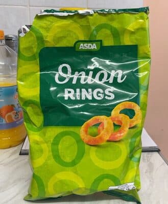 Onion rings crisps
