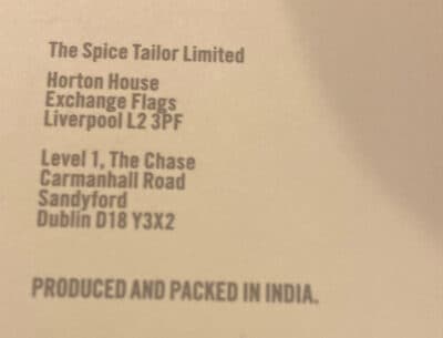 The Spice Tailor