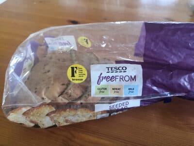 Tesco FreeFrom Seeded Sliced Bread