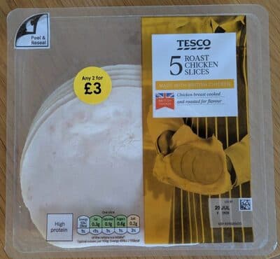 Roast Chicken Slices
