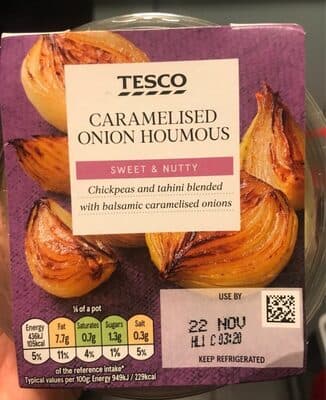 Caramelised Onion Houmous
