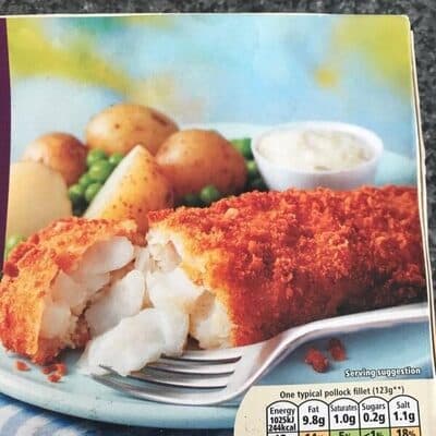 Crispy breaded Pollock Portions