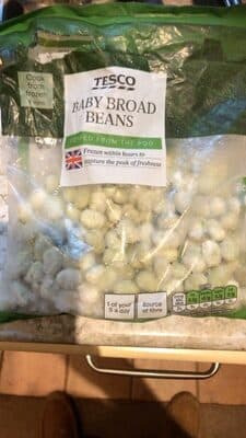Baby broad beans