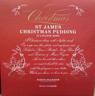 St James Christmas Pudding