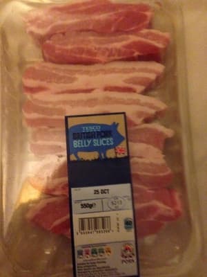 British Pork Belly Slices