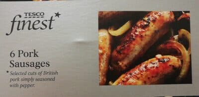 Tesco Finest Pork Sausages