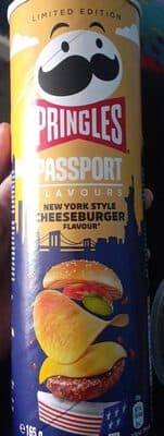 Cheeseburger flavour pringles