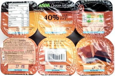 40% Less Fat Chocolate Mousse