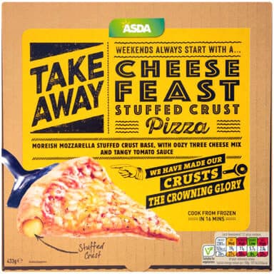 Asda Takeaway Cheese Feast Stuffed Crust Pizza