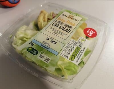 Baby potato & free-range egg salad