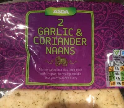 Garlic Coriander Naans