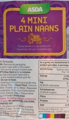 Mini Plain Naans
