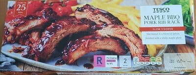Maple BBQ Pork Rib Rack