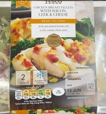 Chicken with Bacon and Leek
